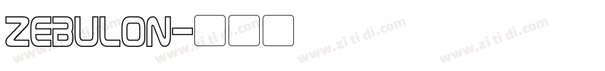zebulon字体转换