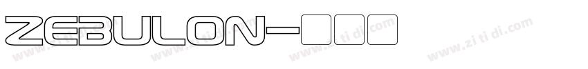 zebulon字体转换
