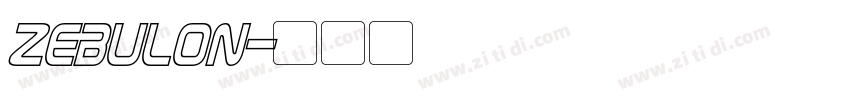 zebulon字体转换