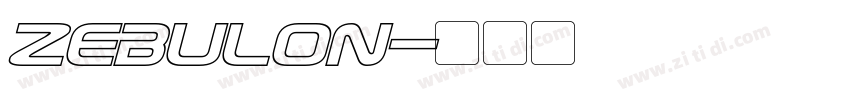 zebulon字体转换
