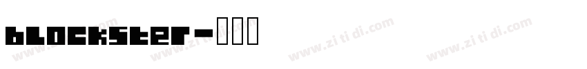 blockster字体转换