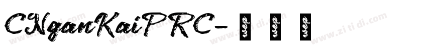 CNganKaiPRC字体转换