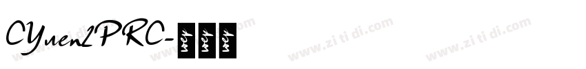 CYuen2PRC字体转换