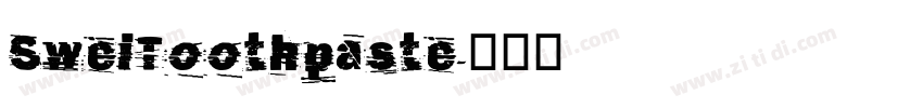SweiToothpaste字体转换
