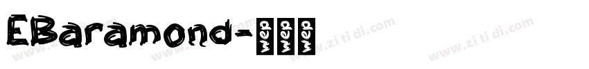 EBaramond字体转换