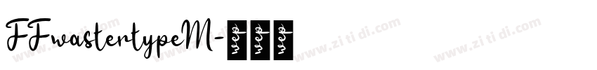 FFwastertypeM字体转换