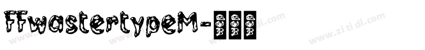 FFwastertypeM字体转换