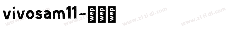 vivosam11字体转换