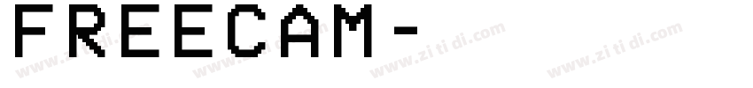 freecam字体转换