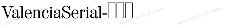 ValenciaSerial字体转换