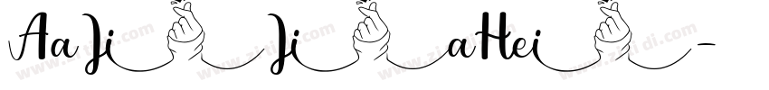 AaJiJiaHei字体转换