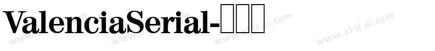 ValenciaSerial字体转换