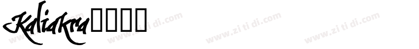Kaliakra字体转换