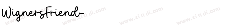 WignersFriend字体转换