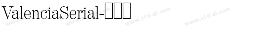 ValenciaSerial字体转换