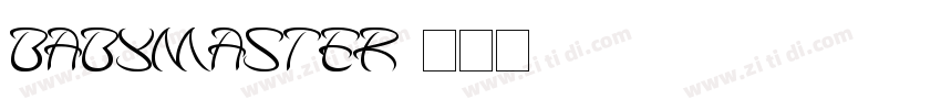 BabyMaster字体转换