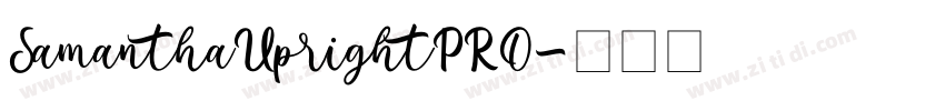 SamanthaUprightPRO字体转换
