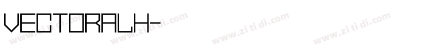 VectoraLH字体转换