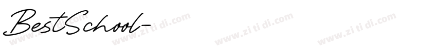BestSchool字体转换
