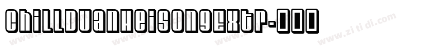 ChillDuanHeiSongExtr字体转换