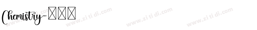 Chemistry字体转换