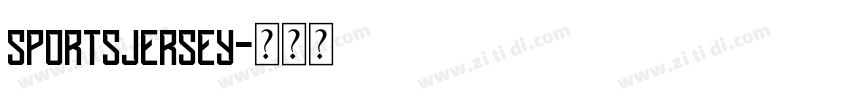 sportsjersey字体转换