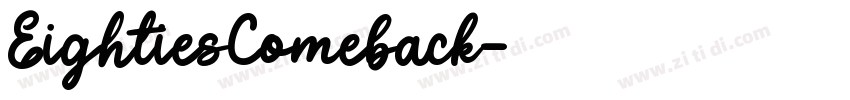 EightiesComeback字体转换
