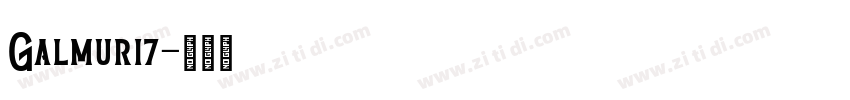 Galmuri7字体转换