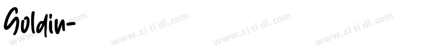 Goldin字体转换