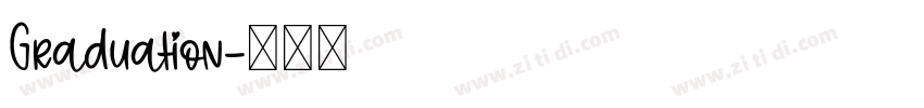 Graduation字体转换