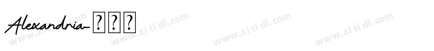 Alexandria字体转换