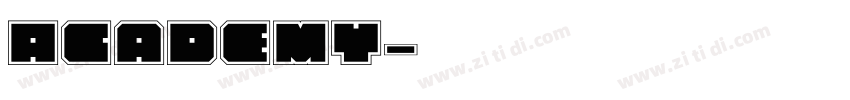 Academy字体转换