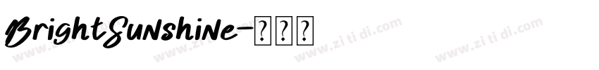 BrightSunshine字体转换