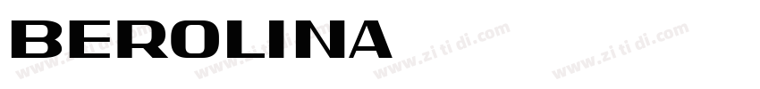 Berolina字体转换