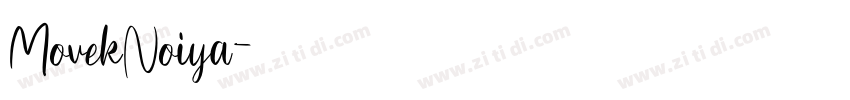 MovekNoiya字体转换