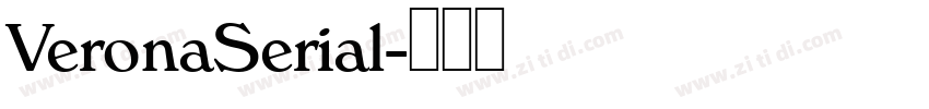 VeronaSerial字体转换
