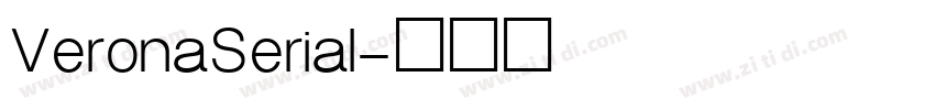 VeronaSerial字体转换 VeronaSerial字体转换