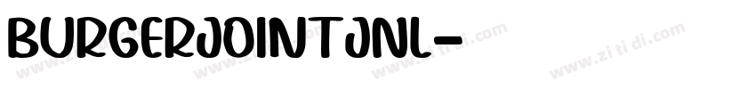 BurgerJointJNL字体转换