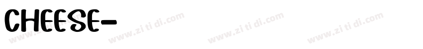 cheese字体转换