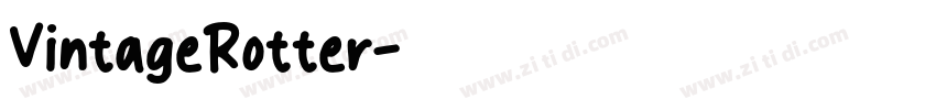 VintageRotter字体转换