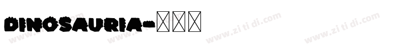 dinosauria字体转换