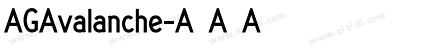 AGAvalanche字体转换
