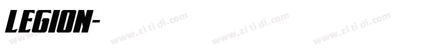 LEGION字体转换