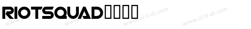 riotsquad字体转换