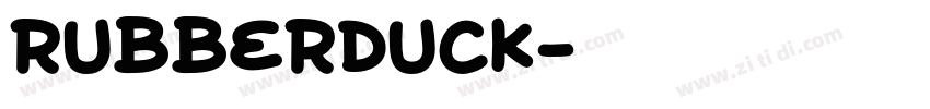RubberDuck字体转换