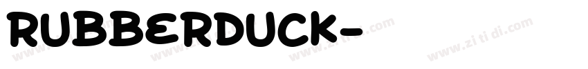RubberDuck字体转换