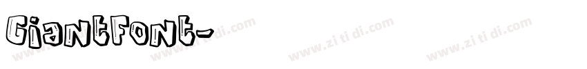 GiantFont字体转换