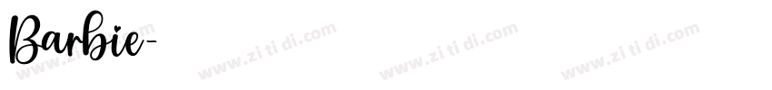 Barbie字体转换