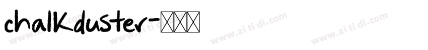 chalkduster字体转换