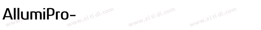 AllumiPro字体转换